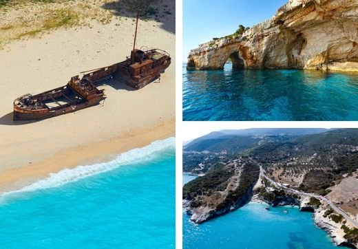shipwreck blue caves tour