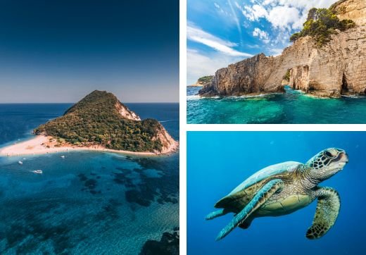 Turtle Island & Keri Caves Glass-Bottom Boat Tour